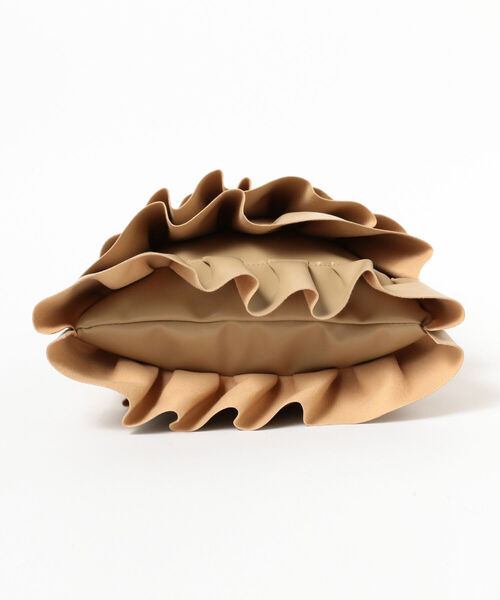 B:MING by BEAMS（ビーミングバイビームス）の「Casselini / フリル バッグ（トートバッグ・レディース・ブラック/ベージュ・ONE SIZE）」の8枚目の写真