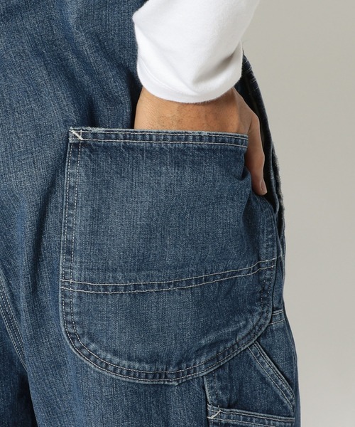 Lee（リー）の「Lee/リー/デニムオーバーオール/Overalls/LM7254（サロペット/オーバーオール・メンズ・ライトブルー/ブラック/キナリ/ライトインディゴブルー/その他/ブラウン・SMALL/MEDIUM/X-LARGE/X-SMALL/LARGE）」の15枚目の写真