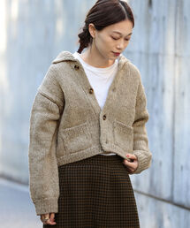 BEAMS BOY | BEAMS BOY / ハンドニット ショート カーディガン(カーディガン/ボレロ)