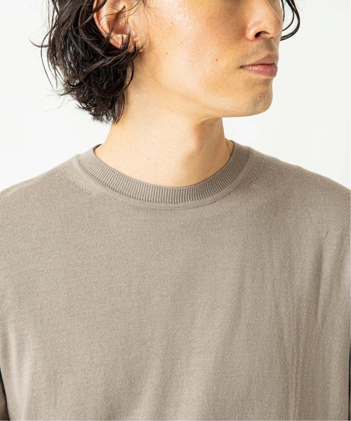 EDIFICE（エディフィス）の「16ゲージ クルーネック プルオーバーニット（ニット/セーター・メンズ・ライトグレー/ブラック/コバルトブルー/ブラウン系その他/ストーン/ホワイト×ホワイト/ブラウン/ブルー/ネイビー・SMALL/MEDIUM/LARGE/X-LARGE/FREE）」の17枚目の写真