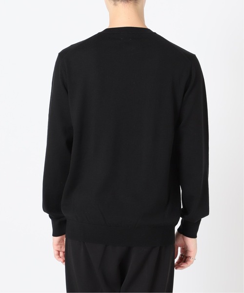 EDIFICE（エディフィス）の「16ゲージ クルーネック プルオーバーニット（ニット/セーター・メンズ・ライトグレー/ブラック/コバルトブルー/ブラウン系その他/ストーン/ホワイト×ホワイト/ブラウン/ブルー/ネイビー・SMALL/MEDIUM/LARGE/X-LARGE/FREE）」の14枚目の写真