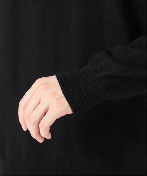 EDIFICE（エディフィス）の「16ゲージ クルーネック プルオーバーニット（ニット/セーター・メンズ・ライトグレー/ブラック/コバルトブルー/ブラウン系その他/ストーン/ホワイト×ホワイト/ブラウン/ブルー/ネイビー・SMALL/MEDIUM/LARGE/X-LARGE/FREE）」の18枚目の写真