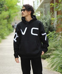 RVCA メンズ FAKE RVCA HD パーカー【2021年秋冬モデル】/ルーカロゴプルオーバーパーカー