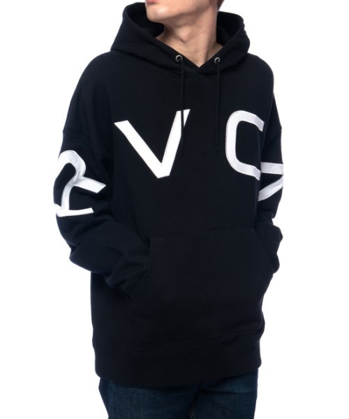 RVCA（ルーカ）の「RVCA メンズ  FAKE RVCA HD パーカー【2021年秋冬モデル】/ルーカロゴプルオーバーパーカー（パーカー・メンズ・ブラック/ネイビー/ブラウン/レッド・SMALL/MEDIUM/LARGE）」の5枚目の写真