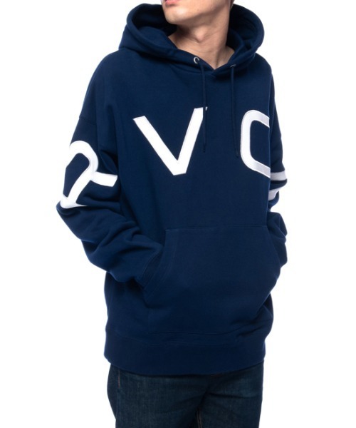 RVCA（ルーカ）の「RVCA メンズ  FAKE RVCA HD パーカー【2021年秋冬モデル】/ルーカロゴプルオーバーパーカー（パーカー・メンズ・ブラック/ネイビー/ブラウン/レッド・SMALL/MEDIUM/LARGE）」の17枚目の写真