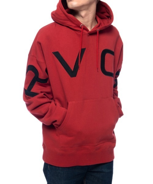 RVCA（ルーカ）の「RVCA メンズ  FAKE RVCA HD パーカー【2021年秋冬モデル】/ルーカロゴプルオーバーパーカー（パーカー・メンズ・ブラック/ネイビー/ブラウン/レッド・SMALL/MEDIUM/LARGE）」の18枚目の写真