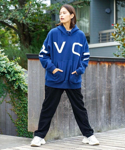 RVCA（ルーカ）の「RVCA メンズ  FAKE RVCA HD パーカー【2021年秋冬モデル】/ルーカロゴプルオーバーパーカー（パーカー・メンズ・ブラック/ネイビー/ブラウン/レッド・SMALL/MEDIUM/LARGE）」の16枚目の写真