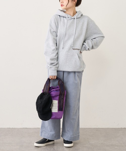 THEATRE PRODUCTS(シアタープロダクツ)の「【WEB限定】THEATRE PRODUCTS ナイロンバケツバッグ(ハンドバッグ・レディース・ブラック/パープル/ブラウン・FREE)」の6枚目の写真