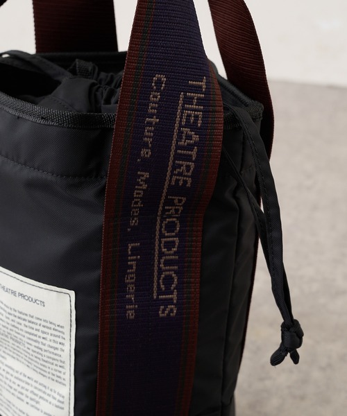 THEATRE PRODUCTS(シアタープロダクツ)の「【WEB限定】THEATRE PRODUCTS ナイロンバケツバッグ(ハンドバッグ・レディース・ブラック/パープル/ブラウン・FREE)」の5枚目の写真