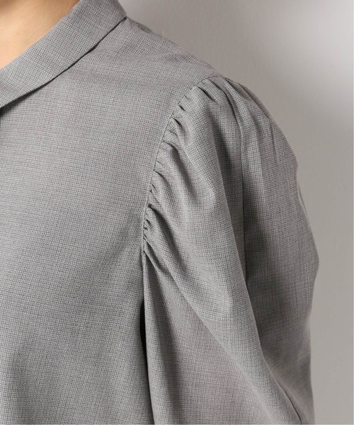 IENA（イエナ）の「GRYポイントスリーブシャツブラウス（シャツ/ブラウス・レディース・チャコールグレー・FREE）」の7枚目の写真