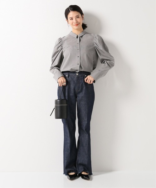 IENA（イエナ）の「GRYポイントスリーブシャツブラウス（シャツ/ブラウス・レディース・チャコールグレー・FREE）」の6枚目の写真