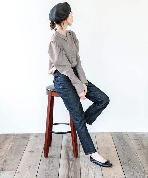 IENA（イエナ）の「GRYポイントスリーブシャツブラウス（シャツ/ブラウス・レディース・チャコールグレー・FREE）」の20枚目の写真