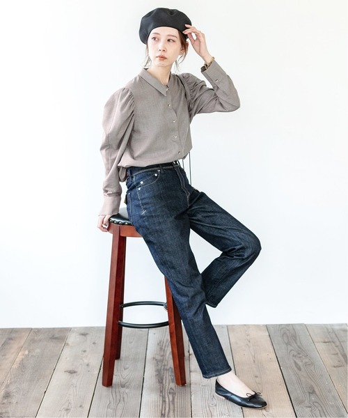 IENA（イエナ）の「GRYポイントスリーブシャツブラウス（シャツ/ブラウス・レディース・チャコールグレー・FREE）」の21枚目の写真