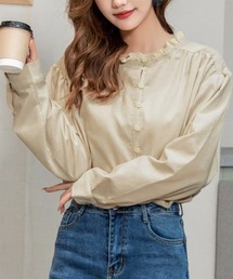 DAY CLOSET | レディース レトロフリルハイネックブラウス(シャツ/ブラウス)