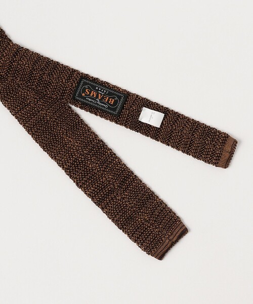 BEAMS PLUS（ビームスプラス）の「Knit Tie Silk Grandrelle（ネクタイ・メンズ・ブラック/グリーン/レッド/ブルー系その他4/ブラウン・ONE SIZE）」の12枚目の写真
