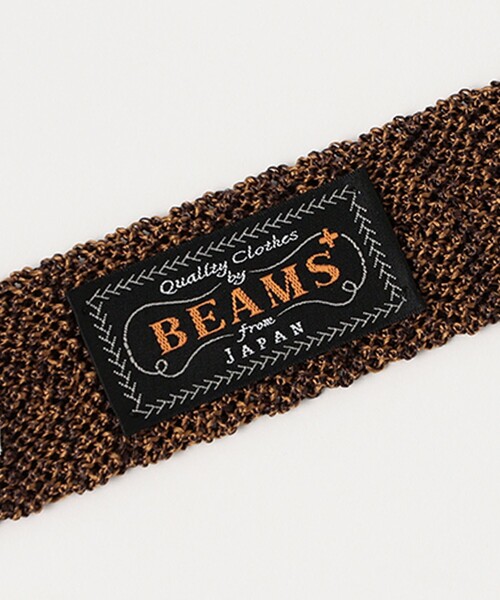 BEAMS PLUS（ビームスプラス）の「Knit Tie Silk Grandrelle（ネクタイ・メンズ・ブラック/グリーン/レッド/ブルー系その他4/ブラウン・ONE SIZE）」の11枚目の写真