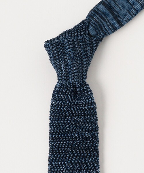 BEAMS PLUS（ビームスプラス）の「Knit Tie Silk Grandrelle（ネクタイ・メンズ・ブラック/グリーン/レッド/ブルー系その他4/ブラウン・ONE SIZE）」の6枚目の写真