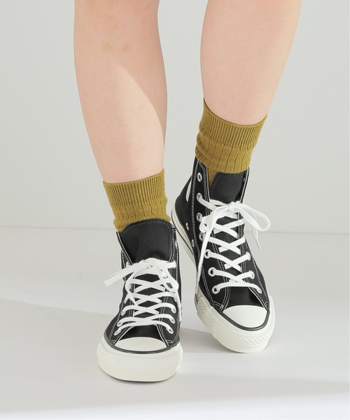 CONVERSE（コンバース）の「【CONVERSE/コンバース】キャンバスオールスターJ HI：スニーカー（スニーカー・レディース・ホワイト/ブラック・23.5cm/24cm/24.5cm/23cm）」の16枚目の写真