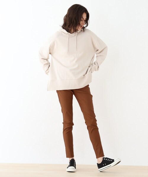 SHOO・LA・RUE(シューラルー)の「◆【SS-4L】ストレッチ裏起毛スキニーパンツ(その他パンツ・レディース・ブラック/ベージュ/オリーブ/レンガ・10/01/02/03/04/05/06)」の7枚目の写真