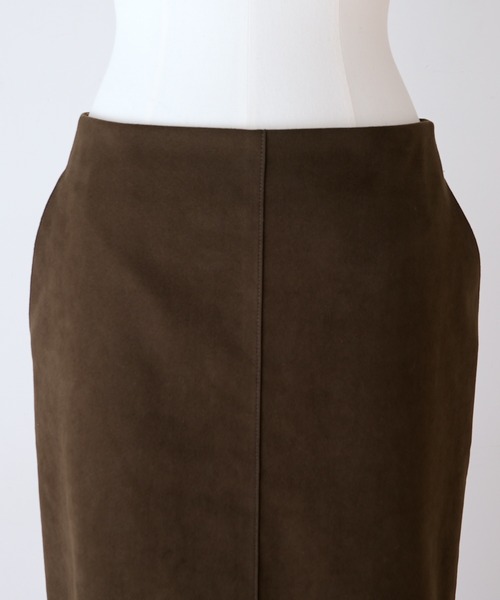 BEARDSLEY(ビアズリー)の「スエードタイトスカート(スカート・レディース・ブラウン/カーキ・FREE)」の11枚目の写真
