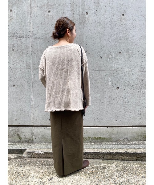 BEARDSLEY(ビアズリー)の「スエードタイトスカート(スカート・レディース・ブラウン/カーキ・FREE)」の13枚目の写真