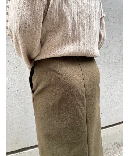 BEARDSLEY(ビアズリー)の「スエードタイトスカート(スカート・レディース・ブラウン/カーキ・FREE)」の18枚目の写真