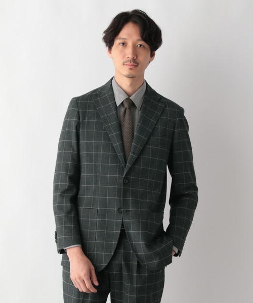 RING JACKET（リングジャケット）の「Salon de GW/キモウＴＲジャケット/216156（テーラードジャケット・メンズ・グレー系その他6/ブラウン系その他6/ネイビー・LARGE/MEDIUM/X-LARGE/SMALL）」の2枚目の写真