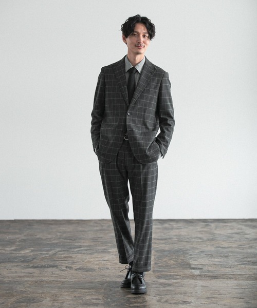 RING JACKET（リングジャケット）の「Salon de GW/キモウＴＲジャケット/216156（テーラードジャケット・メンズ・グレー系その他6/ブラウン系その他6/ネイビー・LARGE/MEDIUM/X-LARGE/SMALL）」の11枚目の写真