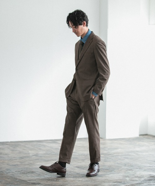 RING JACKET（リングジャケット）の「Salon de GW/キモウＴＲジャケット/216156（テーラードジャケット・メンズ・グレー系その他6/ブラウン系その他6/ネイビー・LARGE/MEDIUM/X-LARGE/SMALL）」の21枚目の写真