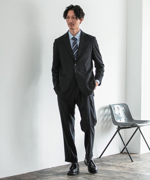 RING JACKET（リングジャケット）の「Salon de GW/キモウＴＲジャケット/216156（テーラードジャケット・メンズ・グレー系その他6/ブラウン系その他6/ネイビー・LARGE/MEDIUM/X-LARGE/SMALL）」の7枚目の写真