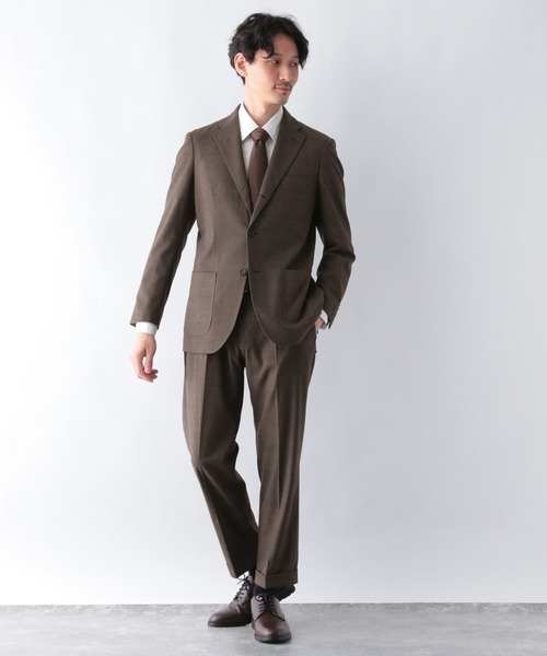 RING JACKET（リングジャケット）の「Salon de GW/キモウＴＲジャケット/216156（テーラードジャケット・メンズ・グレー系その他6/ブラウン系その他6/ネイビー・LARGE/MEDIUM/X-LARGE/SMALL）」の4枚目の写真