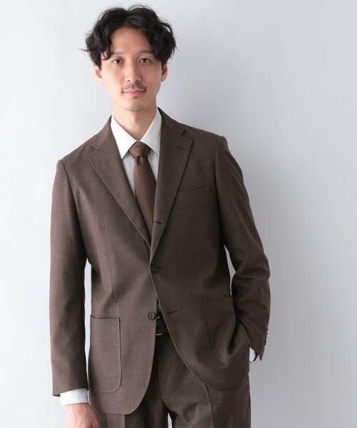 RING JACKET（リングジャケット）の「Salon de GW/キモウＴＲジャケット/216156（テーラードジャケット・メンズ・グレー系その他6/ブラウン系その他6/ネイビー・LARGE/MEDIUM/X-LARGE/SMALL）」の8枚目の写真