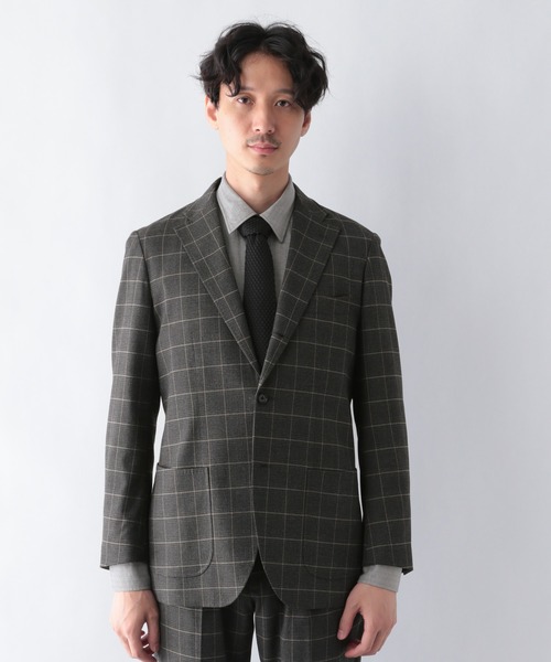 RING JACKET（リングジャケット）の「Salon de GW/キモウＴＲジャケット/216156（テーラードジャケット・メンズ・グレー系その他6/ブラウン系その他6/ネイビー・LARGE/MEDIUM/X-LARGE/SMALL）」の5枚目の写真