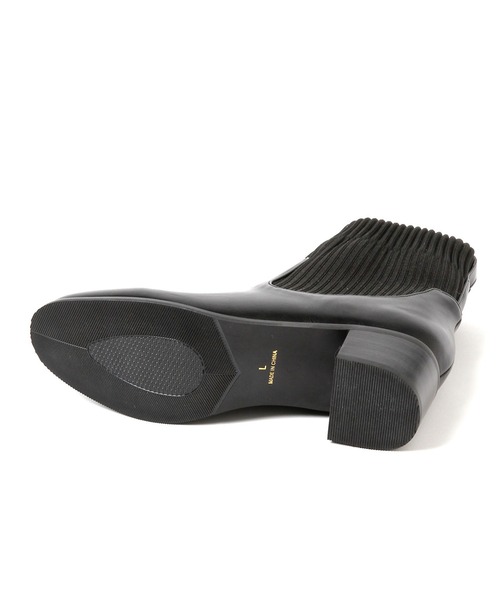 LEPSIM（レプシィム）の「ソックスショートブーツ　239993（ブーツ・レディース・ブラック/ダークブラウン・LARGE/X-LARGE/MEDIUM/SMALL）」の12枚目の写真