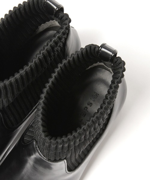 LEPSIM（レプシィム）の「ソックスショートブーツ　239993（ブーツ・レディース・ブラック/ダークブラウン・LARGE/X-LARGE/MEDIUM/SMALL）」の16枚目の写真