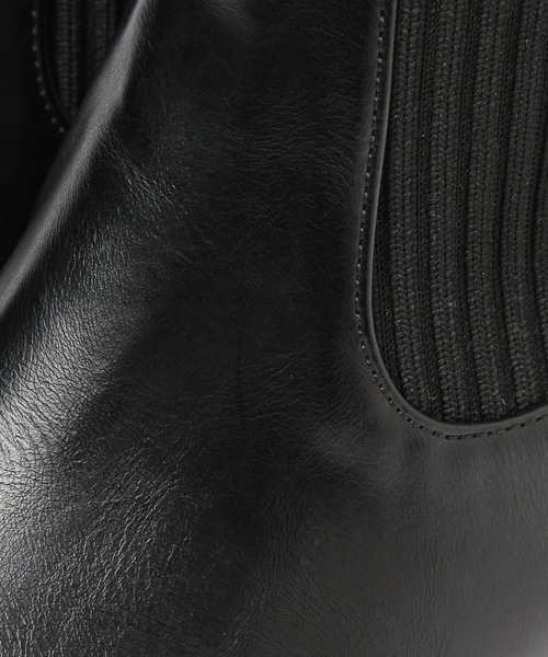 LEPSIM（レプシィム）の「ソックスショートブーツ　239993（ブーツ・レディース・ブラック/ダークブラウン・LARGE/X-LARGE/MEDIUM/SMALL）」の19枚目の写真