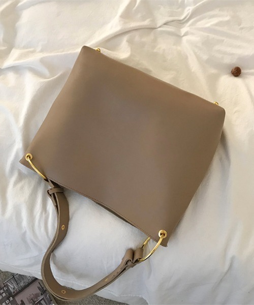 blatto（ブラット）の「【blatto】シンセティックレザー スクエアショルダー/トート/oku-bag24-34（ショルダーバッグ・レディース・ブラック/ベージュ/ダークブラウン・FREE）」の10枚目の写真