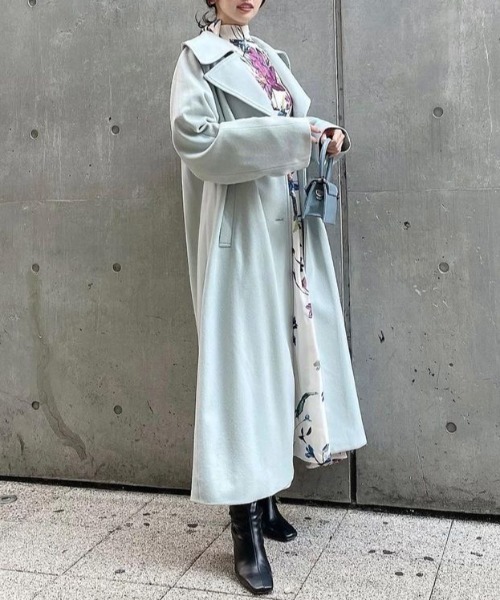 セール Belted Chester Istoire エイミーイストワール のファッション Istoire Eimy Istoire エイミーイストワール のチェスターコート Belted Chester Coat チェスターコート 海外限定の