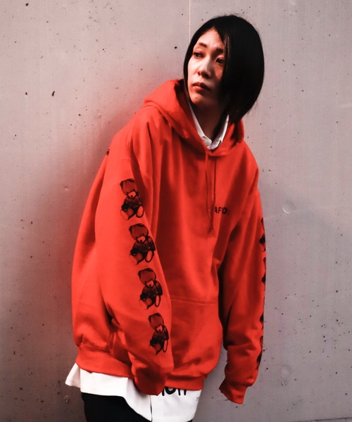 AFYF（エーエフワイエフ）の「AFYF GILDAN BODYDARK BEAR HOODED SW/ビッグシルエット ギルダンボディ ダークベアー ビッグプルオーバー パーカー/スウェット（パーカー・メンズ・ブラック系その他5/マルーン/ブラック系その他3/ブラック系その他2/ブラック系その他/ブルー系その他/グリーン系その他2/パープル系その他/ブルー系その他5/ホワイト系その他/レッド/ピンク系その他/ブルー系その他3/グレー系その他/ブルー系その他4/ブルー系その他2/ブラック系その他6/ホワイト系その他2/レッド系その他/ホワイト系その他3・FREE）」の19枚目の写真