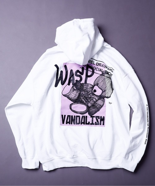 AFYF（エーエフワイエフ）の「AFYF GILDAN BODYDARK BEAR HOODED SW/ビッグシルエット ギルダンボディ ダークベアー ビッグプルオーバー パーカー/スウェット（パーカー・メンズ・ブラック系その他5/マルーン/ブラック系その他3/ブラック系その他2/ブラック系その他/ブルー系その他/グリーン系その他2/パープル系その他/ブルー系その他5/ホワイト系その他/レッド/ピンク系その他/ブルー系その他3/グレー系その他/ブルー系その他4/ブルー系その他2/ブラック系その他6/ホワイト系その他2/レッド系その他/ホワイト系その他3・FREE）」の3枚目の写真