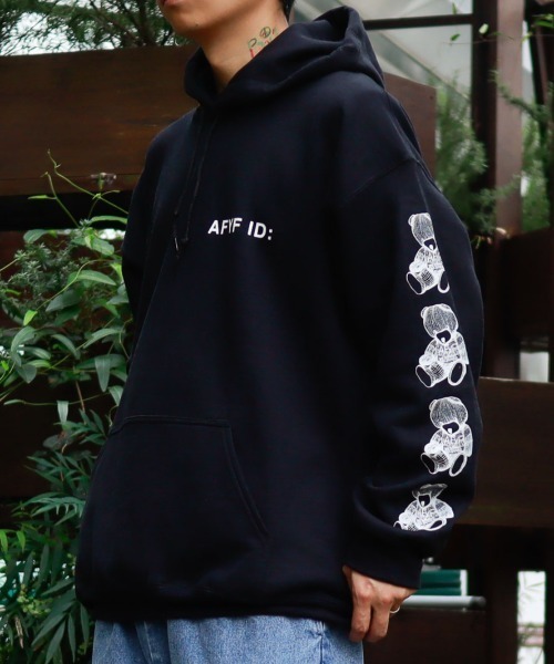 AFYF（エーエフワイエフ）の「AFYF GILDAN BODYDARK BEAR HOODED SW/ビッグシルエット ギルダンボディ ダークベアー ビッグプルオーバー パーカー/スウェット（パーカー・メンズ・ブラック系その他5/マルーン/ブラック系その他3/ブラック系その他2/ブラック系その他/ブルー系その他/グリーン系その他2/パープル系その他/ブルー系その他5/ホワイト系その他/レッド/ピンク系その他/ブルー系その他3/グレー系その他/ブルー系その他4/ブルー系その他2/ブラック系その他6/ホワイト系その他2/レッド系その他/ホワイト系その他3・FREE）」の8枚目の写真