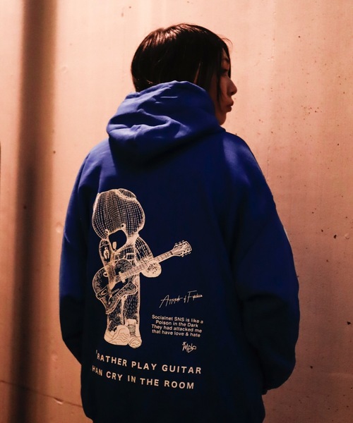 AFYF（エーエフワイエフ）の「AFYF GILDAN BODYDARK BEAR HOODED SW/ビッグシルエット ギルダンボディ ダークベアー ビッグプルオーバー パーカー/スウェット（パーカー・メンズ・ブラック系その他5/マルーン/ブラック系その他3/ブラック系その他2/ブラック系その他/ブルー系その他/グリーン系その他2/パープル系その他/ブルー系その他5/ホワイト系その他/レッド/ピンク系その他/ブルー系その他3/グレー系その他/ブルー系その他4/ブルー系その他2/ブラック系その他6/ホワイト系その他2/レッド系その他/ホワイト系その他3・FREE）」の14枚目の写真