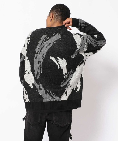 A4A(エーフォーエー)の「A4A/エーフォーエー/ペイントニット(ニット/セーター・メンズ・ブラック/ベージュ・FREE)」の18枚目の写真