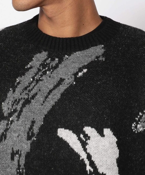 A4A(エーフォーエー)の「A4A/エーフォーエー/ペイントニット(ニット/セーター・メンズ・ブラック/ベージュ・FREE)」の19枚目の写真
