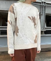 A4A | A4A/エーフォーエー/ペイントニット(ニット/セーター)