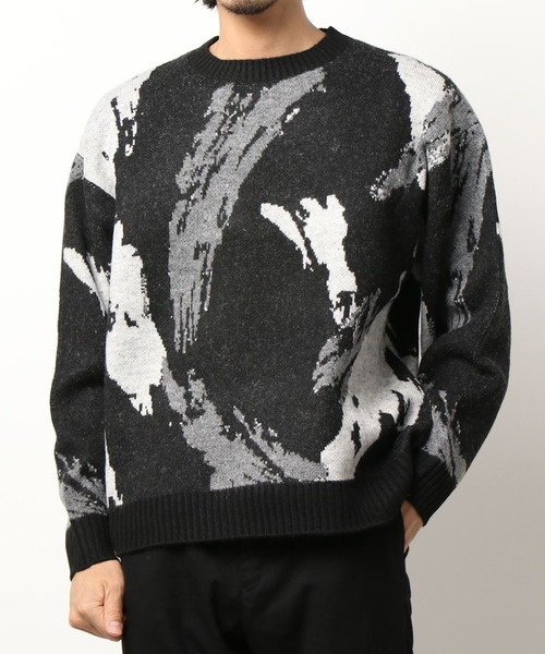 A4A(エーフォーエー)の「A4A/エーフォーエー/ペイントニット(ニット/セーター・メンズ・ブラック/ベージュ・FREE)」の16枚目の写真