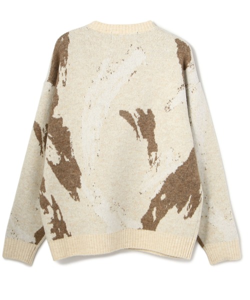 A4A(エーフォーエー)の「A4A/エーフォーエー/ペイントニット(ニット/セーター・メンズ・ブラック/ベージュ・FREE)」の8枚目の写真