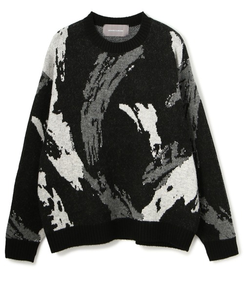 A4A(エーフォーエー)の「A4A/エーフォーエー/ペイントニット(ニット/セーター・メンズ・ブラック/ベージュ・FREE)」の15枚目の写真