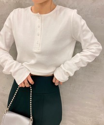 WHO'S WHO gallery | ヘンリーネックショートトップス(Tシャツ/カットソー)