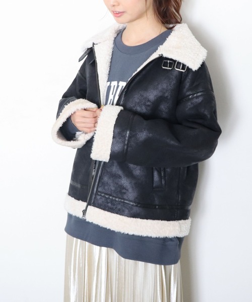 archives（アルシーヴ）の「フライトジャケット（その他アウター・レディース・アイボリー/ブラック/ブラウン・FREE/MEDIUM）」の2枚目の写真